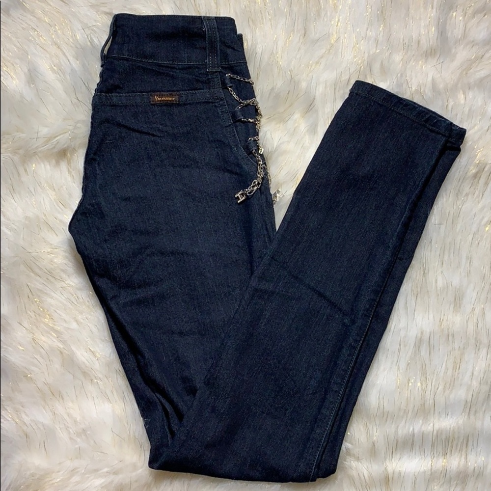 Hammer skinny jeans with side chains